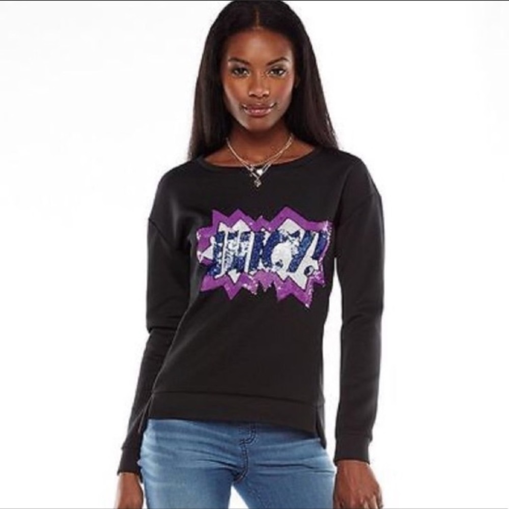Juicy Couture “Juicy” Sequin Pullover‎ Sz L